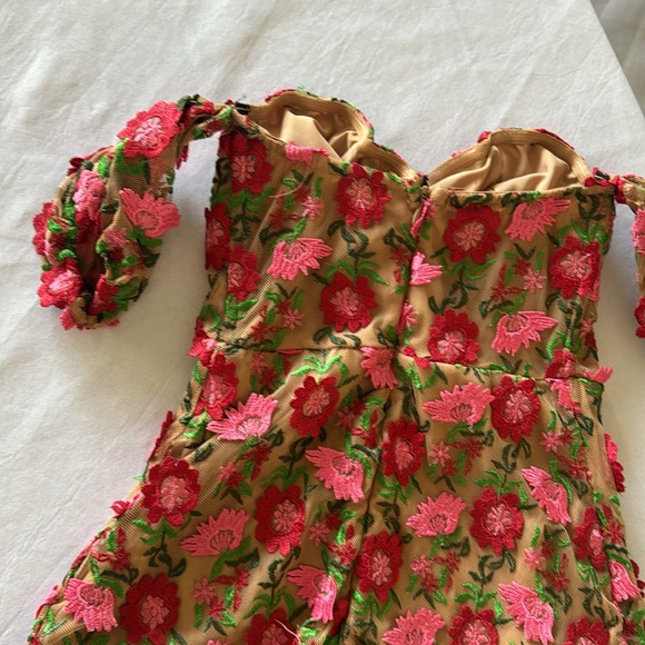 For Love & Lemons Amelia Strapless Dress Rosebud - WORN ONCE - Picture 5 of 5